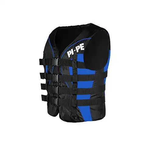 Die beste Schwimmweste (Erwachsene) PI-PE Schwimmweste Blue M 2026 Test Bestseller Schwimmweste (Erwachsene) PI-PE Schwimmweste Blue M