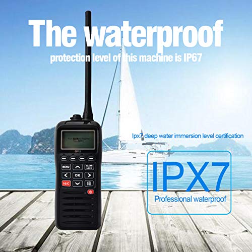 Seefunkgerät HYS IPX7 Wasserdichtes UKW-Handfunkgerät