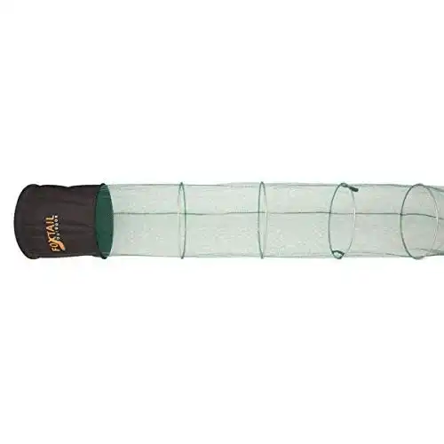 Setzkescher Foxtail Outdoor FOXTAIL mit Gummiertem Netz, Länge 4,0 m