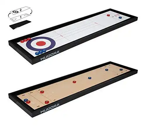 Shuffleboard HUDORA 71475 Shuffle Spiele, schwarz