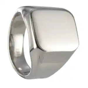 Siegelring Ring4you2 Edelstahl Herrenring Monogramm Gravur