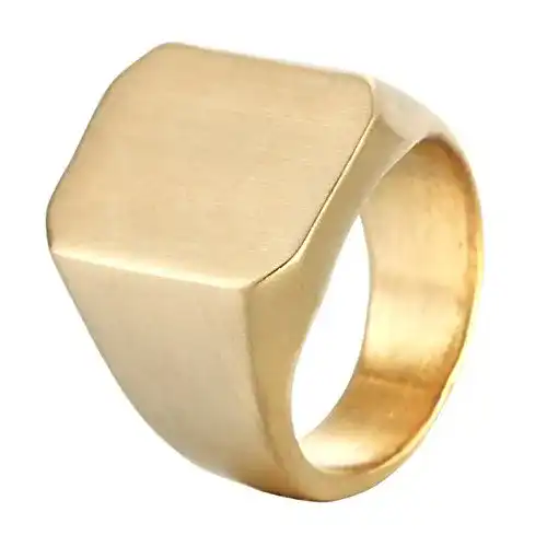 Siegelring SonMo Edelstahl Herren Ring Edelstahl Ringe Herren