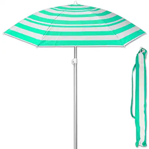 Sonnenschirm Strand TW24 Sonnenschirm 175 cm mit Farbwahl