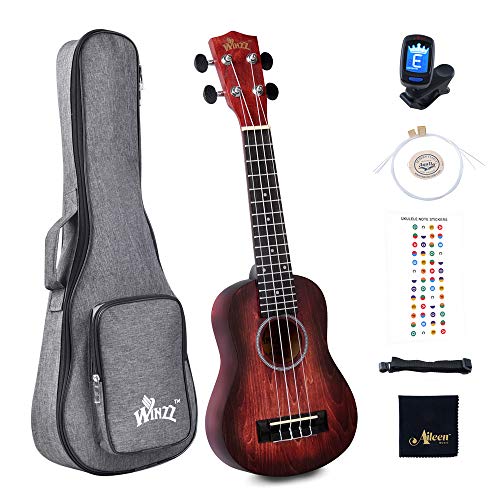 Die beste sopran ukulele winzz 21 sopran ukulele anfaenger set kinder Bestsleller kaufen