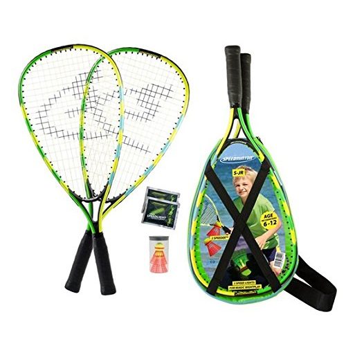 Speedminton Speedminton ® Junior Set – Original Speed Badminton/Crossminton Kinder Set inkl. 2 Fun Speeder