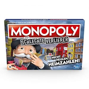 Spiele ab 8 Jahren Hasbro E9972100 Monopoly für schlechte Verlierer