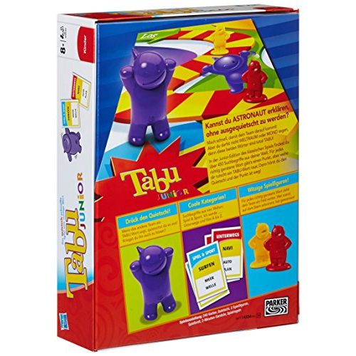 Spiele ab 8 Jahren Hasbro Tabu Junior, kindergerechtes Erklärspiel