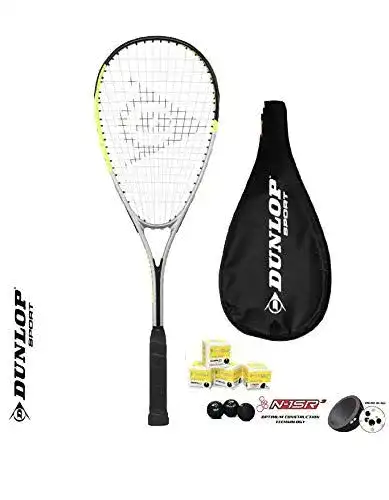 Squashschläger Dunlop Sports Dunlop Ti Series Squashschläger 1 x Squashschläger + 3 Squashbälle