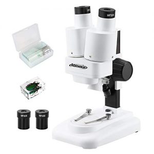 Stereomikroskop AOMEKIE 3D Stereo Mikroskop für Kinder 20x 40X