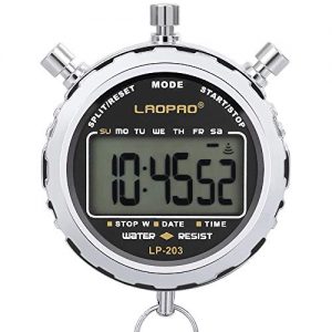 Cronometro LAOPAO digitale, grande display LCD palmare