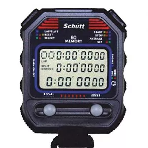 Stoppuhr Schütt PC-90 (60 Memory Speicher | Uhrzeit & Datum