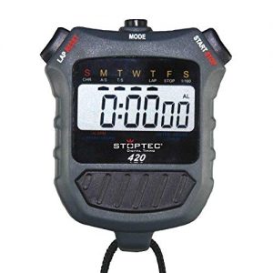 Cronometro Stoptec 420 – digitale professionale con meccanismo a pressione