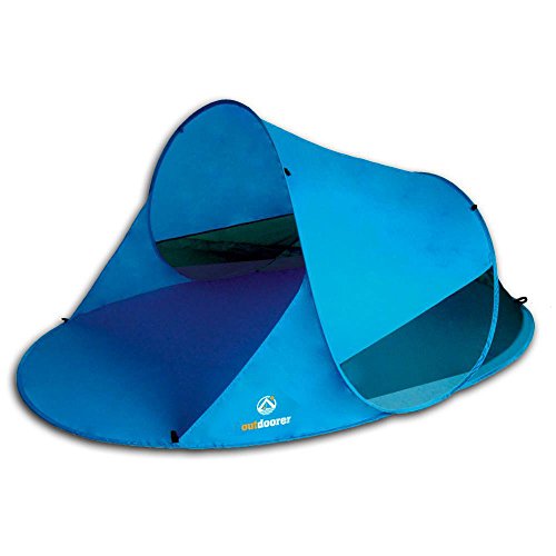 Die beste strandmuschel outdoorer pop up zack ii blau wurf mit uv schutz Bestsleller kaufen