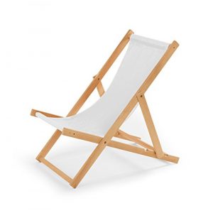 Strandstuhl IMPWOOD Gartenliege aus Holz Liegestuhl