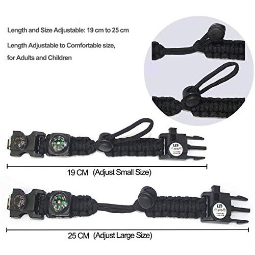 Survival-Armband AuRiver Paracord Survival Armband Kit