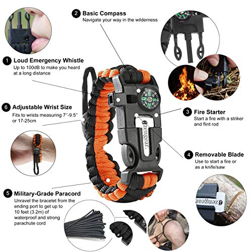 Survival-Armband aZengear Paracord Survival Armband Kit