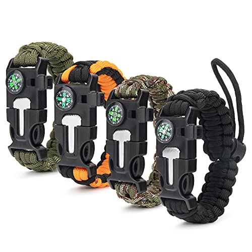 Die beste survival armband ceuao survival armband kit 4er set Bestsleller kaufen