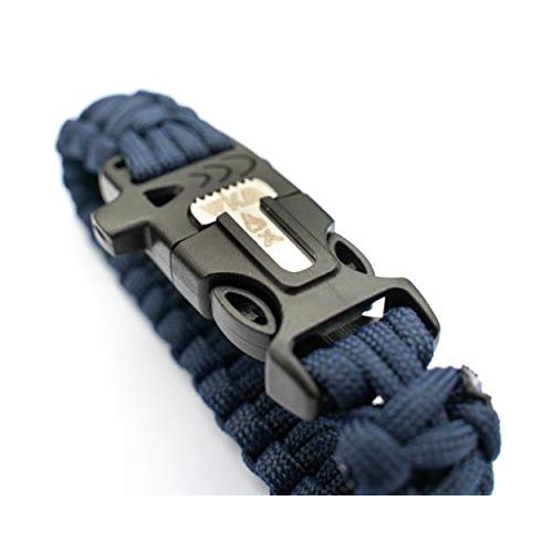 Survival-Armband WIKA Survival Armband, Paracord, Feuerstein