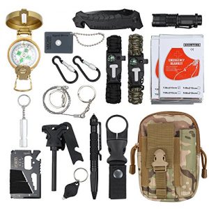 Survival-Kit Kamtop 18 in 1 Survival Kit Survival Bag