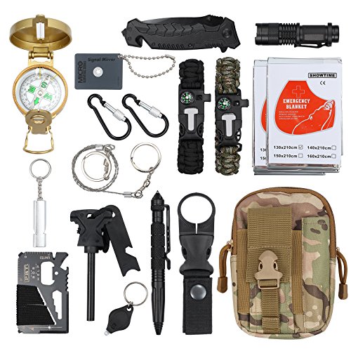 Die beste survival kit kamtop 18 in 1 survival kit survival bag Bestsleller kaufen