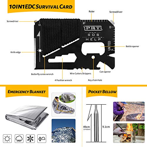 Survival-Kit YEVHEV Outdoor Survival Kit 60 in 1,Multifunktional