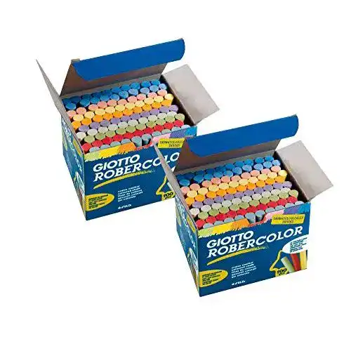 Tafelkreide Giotto 5390 00 – RoberColor Wand, Karton mit 100 Stück