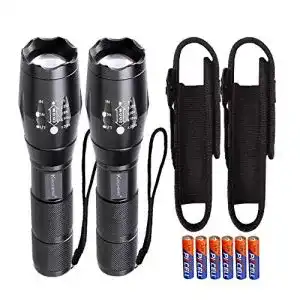 Taschenlampe 1000 Lumen KISCHERS LED Taschenlampe mit Holster
