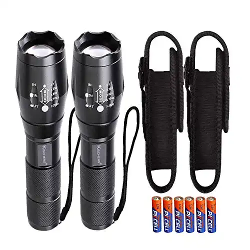 Taschenlampe 1000 Lumen KISCHERS LED Taschenlampe mit Holster