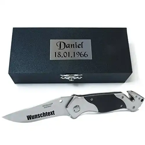 Taschenmesser mit Gravur TH-Design Gravur, Taschenmesser