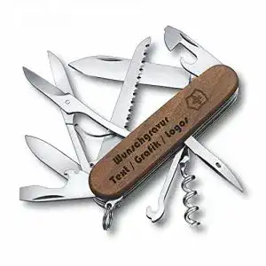 Taschenmesser mit Gravur Victorinox- Original Huntsman Wood