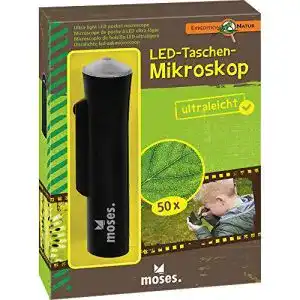 Taschenmikroskop Moses . 9788 Ultraleichtes LED Expedition Natur