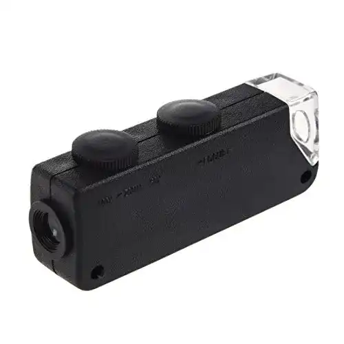 Taschenmikroskop SODIAL(R) 60X-100X Zoom Mini Mikroskop LED