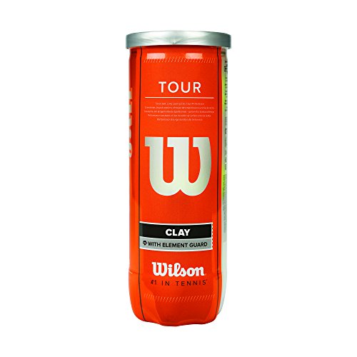 TennisbÃ¤lle Wilson Tennisbälle Tour Clay, 3er Dose für Sandplätze, gelb, WRT108900