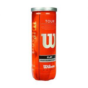 TennisbÃ¤lle Wilson Tennisbälle Tour Clay, 3er Dose für Sandplätze, gelb, WRT108900