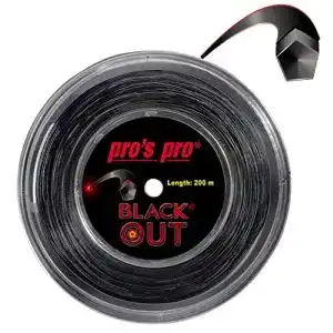 Tennissaiten Pro Tennissaite Blackout 200m für Topspin 1.24mm