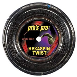Tennissaiten Pro Tennissaite Hexaspin Twist für Spin 200m 1.20mm