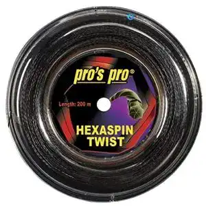 Tennissaiten Pro Tennissaite Hexaspin Twist für Spin 200m 1.20mm