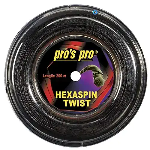 Tennissaiten Pro Tennissaite Hexaspin Twist für Spin 200m 1.20mm
