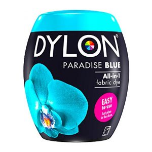 Textilfarbe Dylon Maschine Dye Pod, Paradise Blue, 8.5 x 8.5 x 9.9 cm