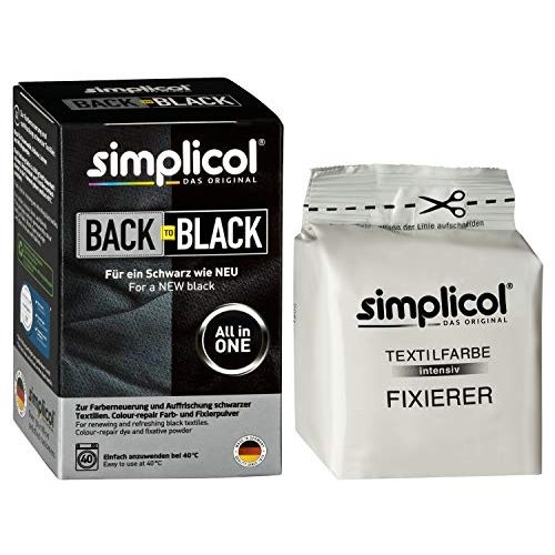 Textilfarbe Simplicol Farberneuerung Back-to-Black, Schwarz