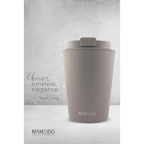 Thermobecher MAMEIDO 350ml Taupe Grey – Kaffeebecher
