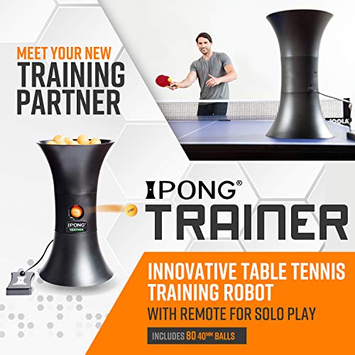 Tischtennis-Roboter iPong Unisex-Erwachsene Tischtennis-Trainer, Roboter