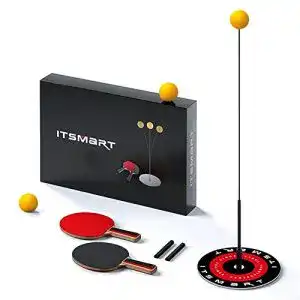 Tischtennis-Trainer AUTOECHO mit elastischem Soft-Schaft, Set für Zuhause und Büro