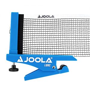 Tischtennisnetz JOOLA LIBRE- OUTDOOR -Garnitur für Freizeitsport – Klemmtechnik – Höhenverstellbar mit Feststellschraube