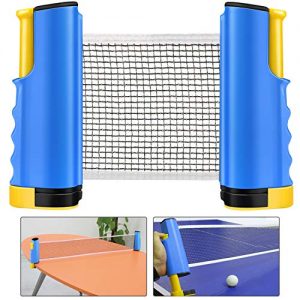 Tischtennisnetz Weeygo e Tischtennis Netze, Justierbarer Einziehbares Netz Ping Pong Ersatznetz