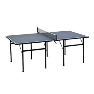 Tischtennisplatte BUSDUGA 206 x 115cm, Indoor Platzsparend, stabil und solide, Tischtennistisch