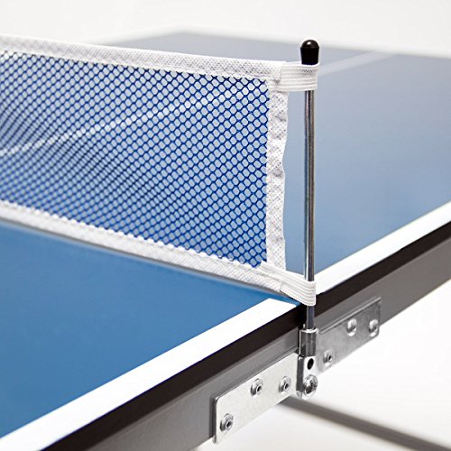 Tischtennisplatte Relaxdays Klappbare , HBT: 71 x 150 x 67 cm, tragbar, Netz, Bälle, Schläger