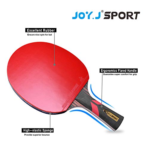 TischtennisschlÃ¤ger Joy.J Sport ITTF Genehmigter Tischtennisschläger, Professioneller Tischtennis-Schläger