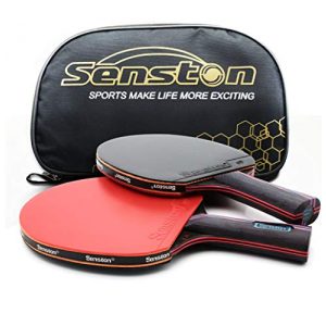 TischtennisschlÃ¤ger Profi Senston Professional Tischtennisschläger 2-Spieler-Set mit Ping-Pong-Schlägertasche