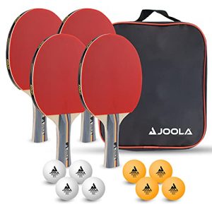 TischtennisschlÃ¤ger-Set JOOLA Tischtennis-Set TEAM SCHOOL Bestehend aus 4 Tischtennisschläger + 8 Tischtennisbälle